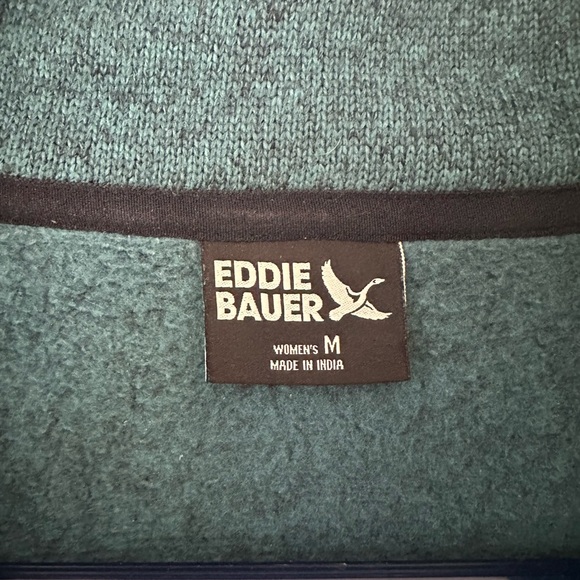 Eddie Bauer Teal Pullover Sweater - Picture 2 of 3